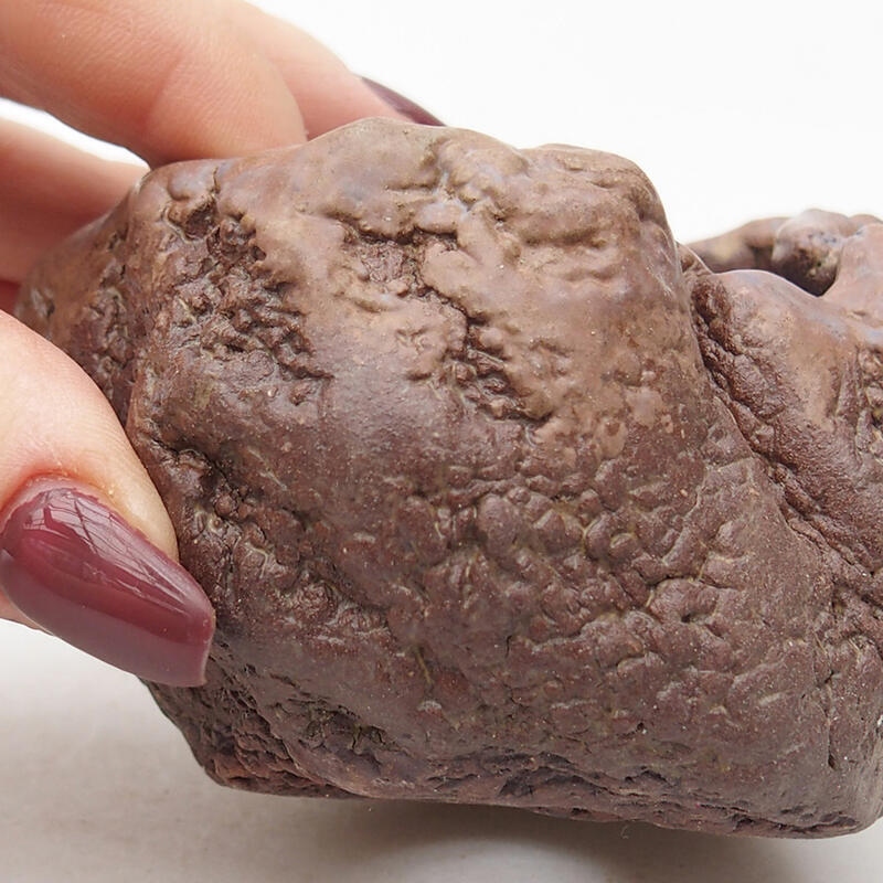 Keramická Skořápka  7 x 6,5 x 5,5 cm , barva hnědá