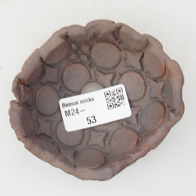 Keramická Skořápka  8,5 x 8 x 4 cm , barva hnědá