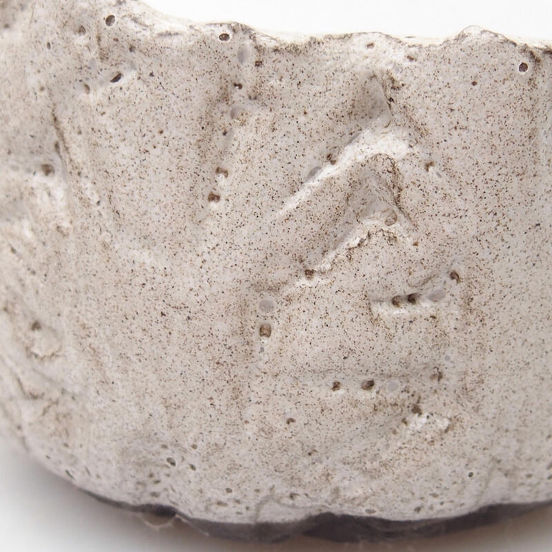 Keramická Skořápka  8 x 6,5 x 5 cm , barva šedá