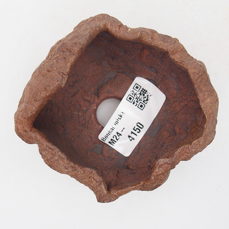 Keramická Skořápka  8 x 7,5 x 5,5 cm , barva hnědá