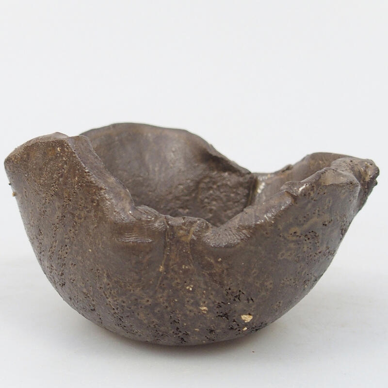 Keramická Skořápka  8 x 7 x 4,5 cm , barva hnědá