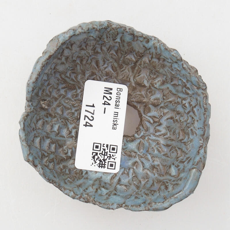 Keramická Skořápka  8 x 7 x 4 cm , barva modrá