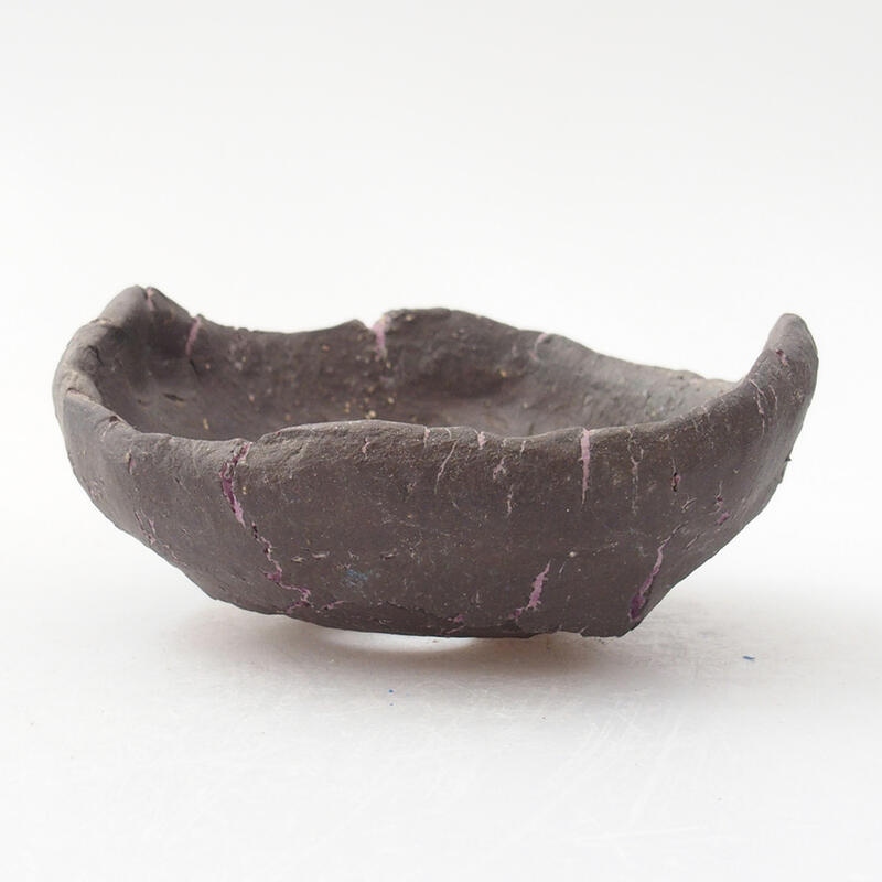 Keramická Skořápka  8 x 8 x 4 cm , barva fialová