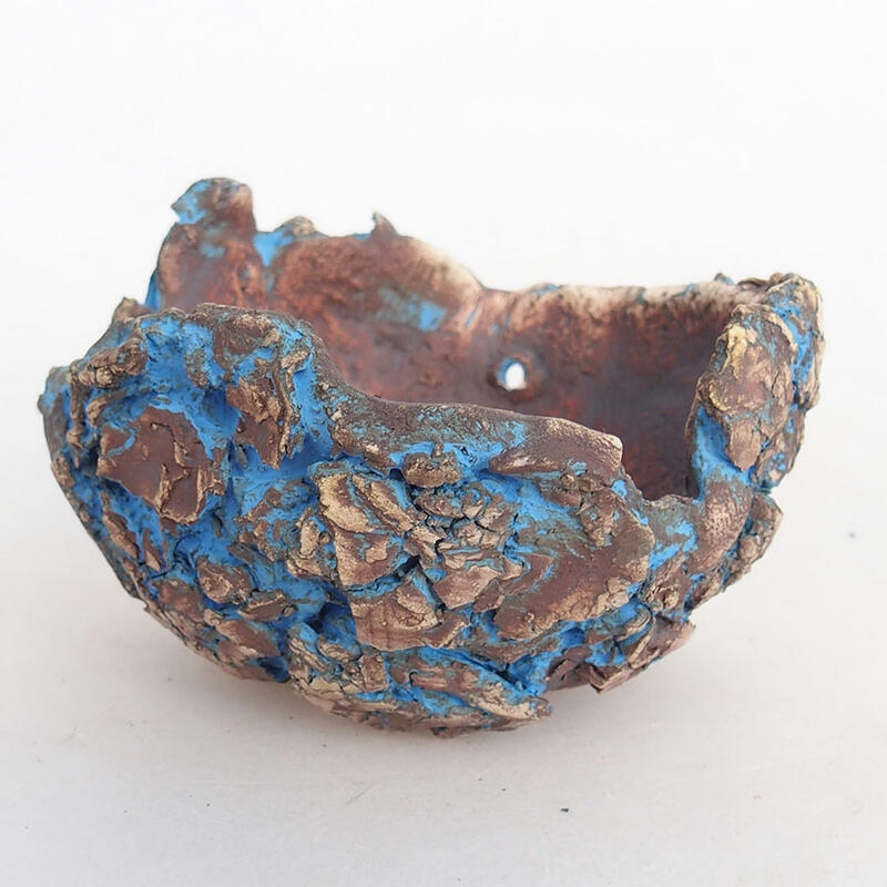 Keramická Skořápka  9,5 x 9,5 x 6,5 cm , barva modrá