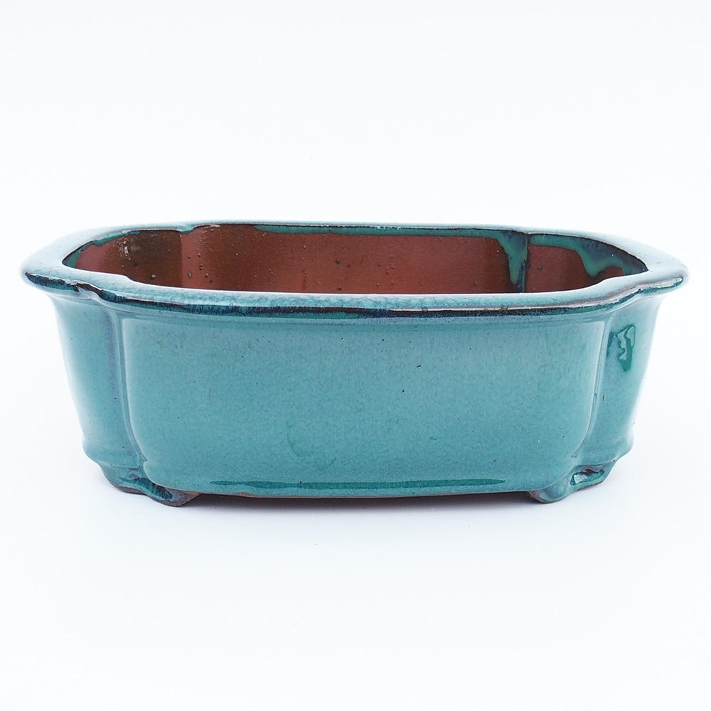Miska 32 x 26 x 10,5  cm barva zelenomodrá