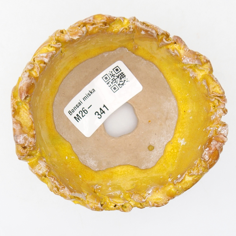 Keramická Skořápka 9 x 8,5 x 5,5 cm , barva žlutá