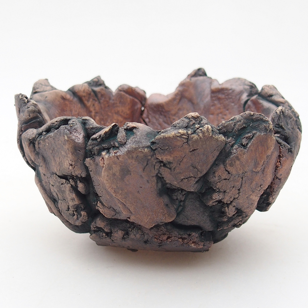 Keramická Skořápka 9,5 x 9 x 6 cm , barva zelená