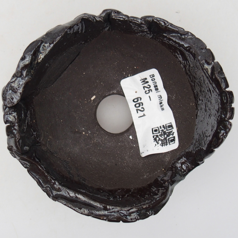 Keramická Skořápka  9 x 9 x 6 cm , barva černá