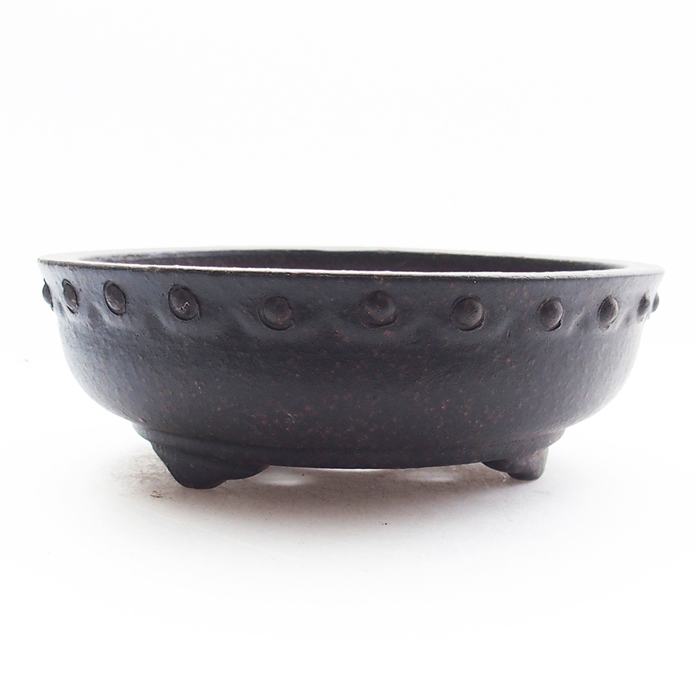 Miska 11,5 x 11,5 x 4 cm barva hnědookrová