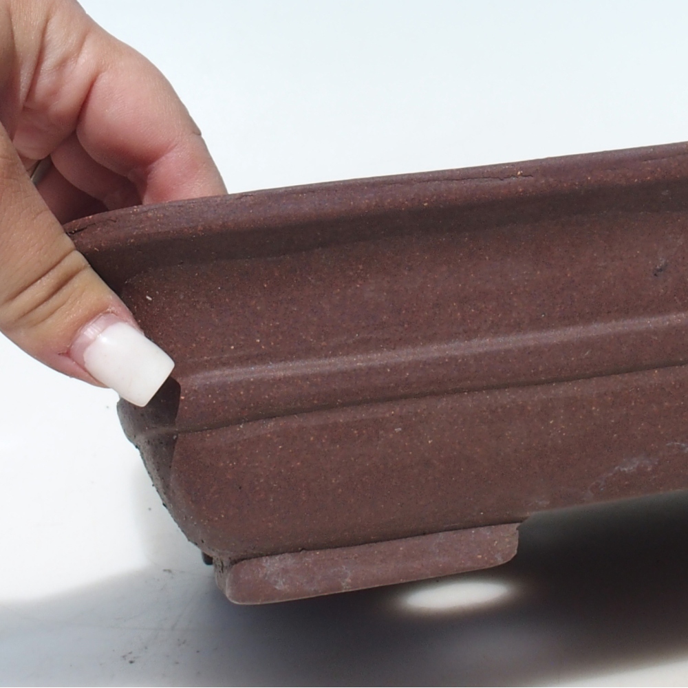 Bonsai miska 30 x 24 x 7,5 cm berva hnědá