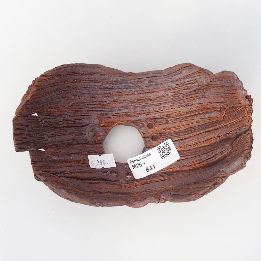 Keramická Skořápka 16 x 10,5 x 8,5 cm , barva hnědá