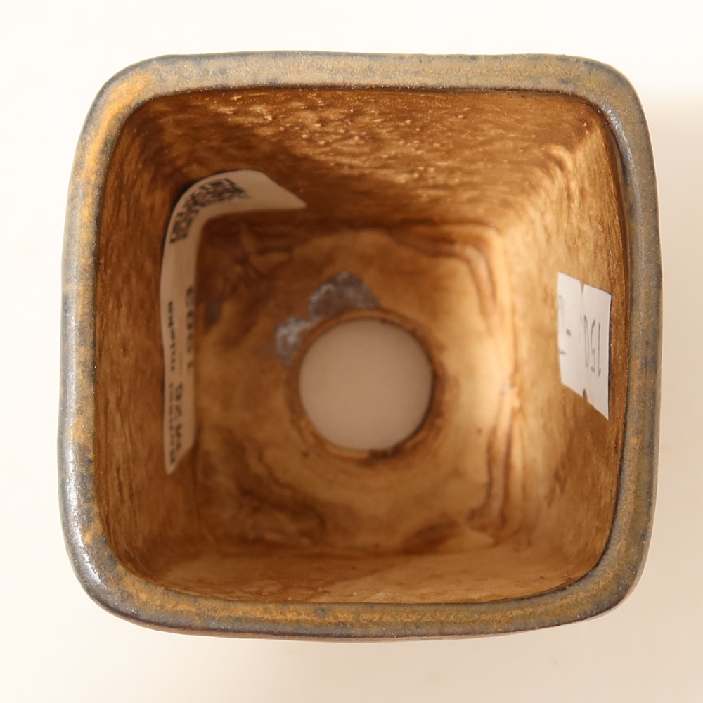 Keramická bonsai miska 5 x 5 x 6,5 cm, barva hnědá