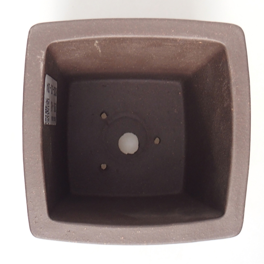 Miska 9 x 9 x 10 cm barva hnědá