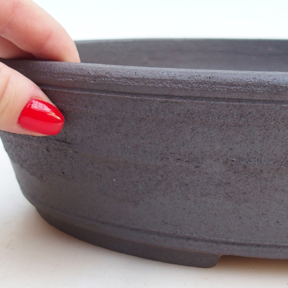 Bonsai miska 32 x 26 x 7,5 cm , barva hnědá