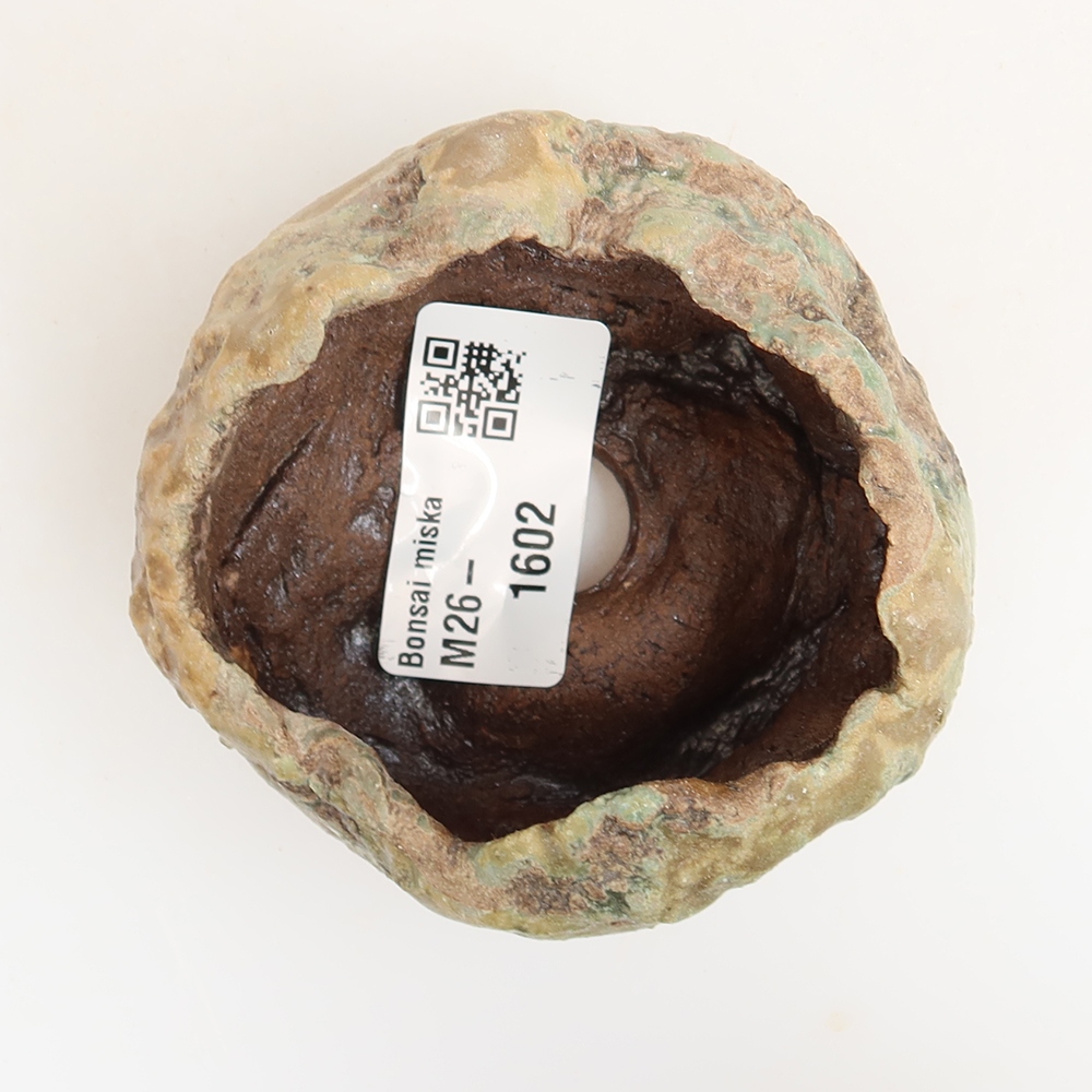 Keramická Skořápka  6 x 5 x 5,5 cm , barva zelená