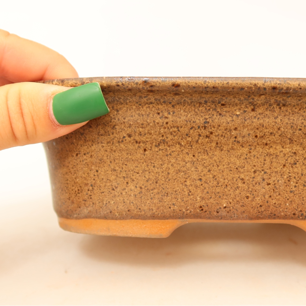Keramická Miska  18 x 13 x 5,5 cm , barva hnědá