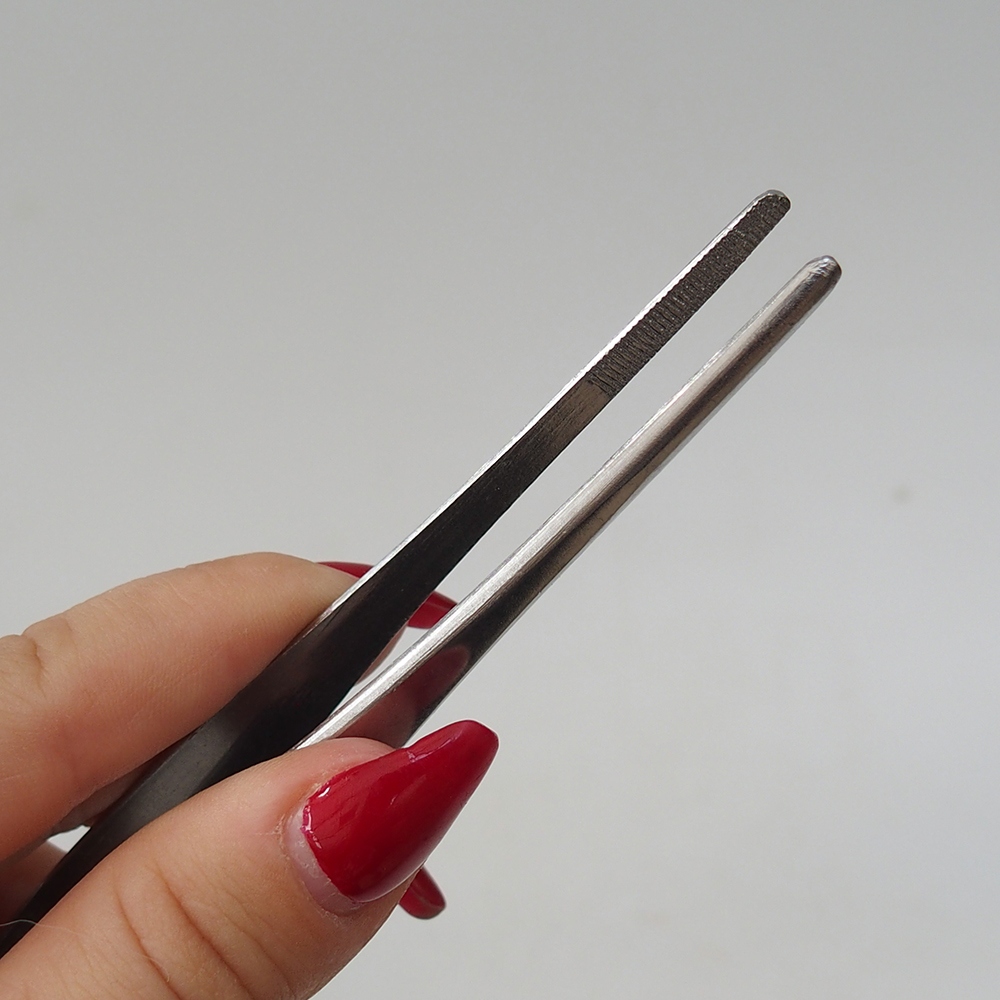 Drapák a pinzeta 22 cm - nerez