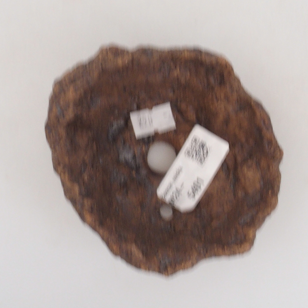 Keramická Skořápka  9 x 9 x 9 cm , barva hnědá