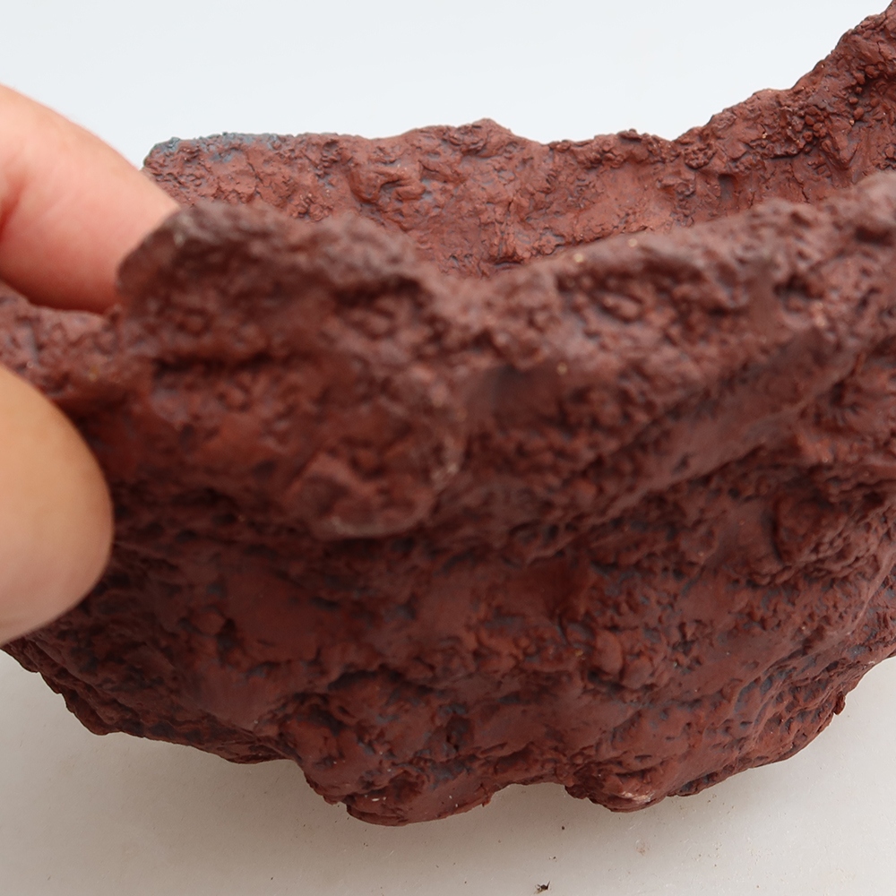 Keramická Skořápka 20 x 17 x 12,5 cm , barva hnědá