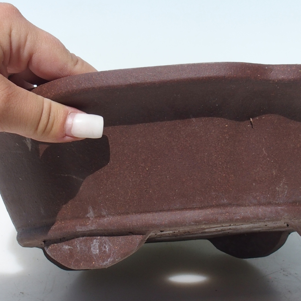 Bonsai miska 30 x 30 x 9 cm berva hnědá