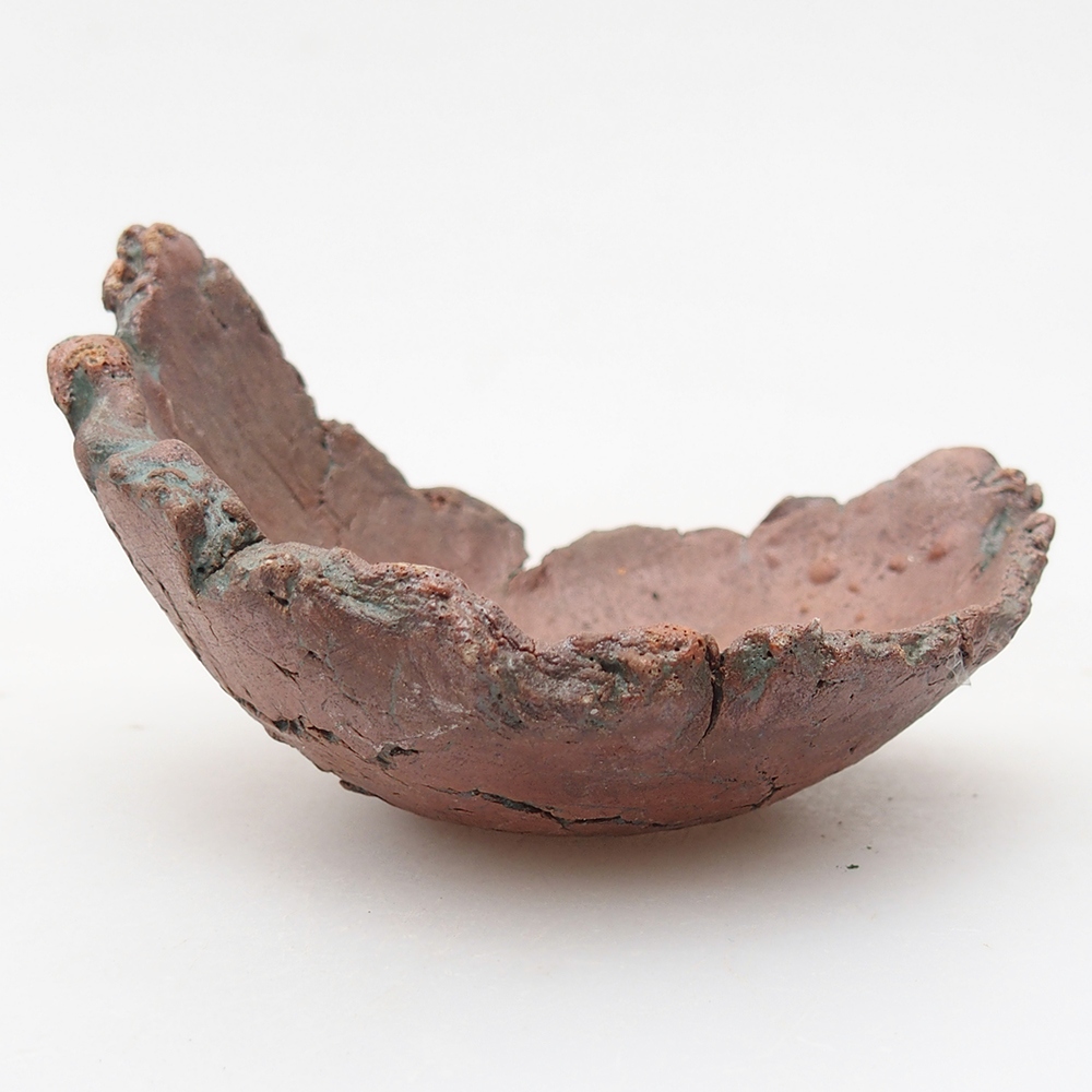 Keramická Skořápka  10 x 8 x 6 cm , barva zelená
