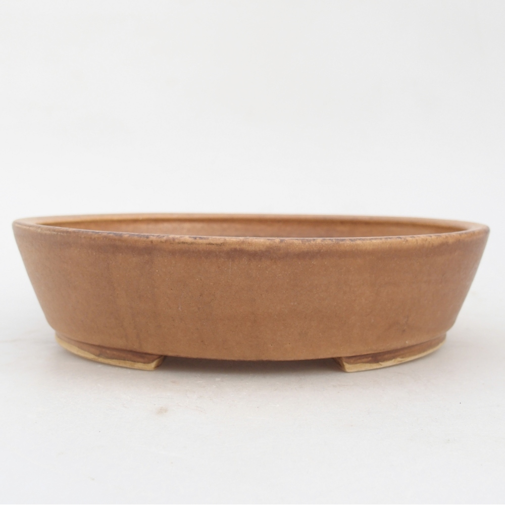 Keramická bonsai miska 18,5 x 16,5 x 4,5 cm, barva růžová