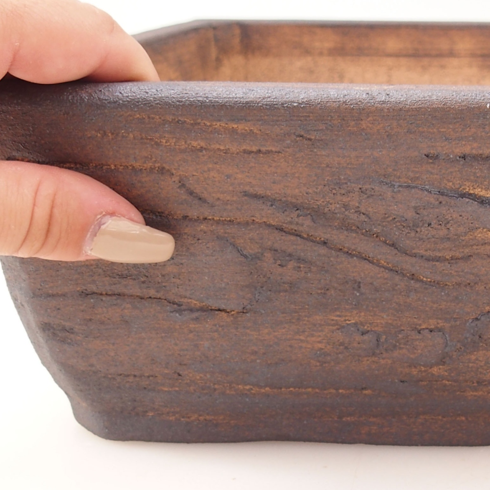 Bonsai miska 35 x 28 x 9,5 cm , barva hnědá