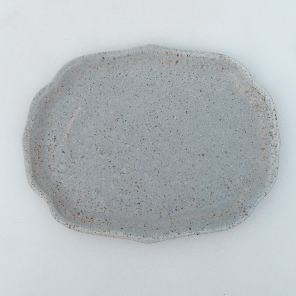 Keramická podmiska H51 -18,5 x 14,5 x 1 cm - modrá