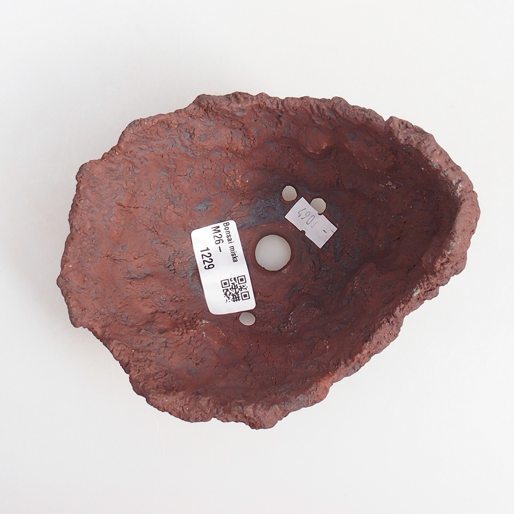 Keramická Skořápka 13 x 11,5 x 10,5 cm , barva hnědá