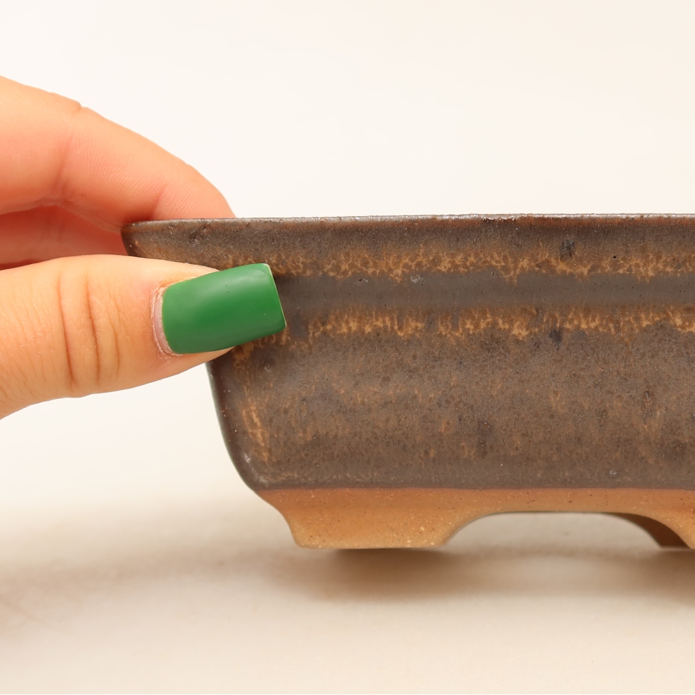 Keramická Miska  14,5 x 10 x 5 cm , barva hnědá