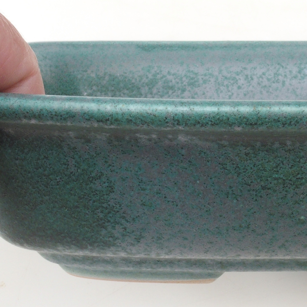 Bonsai miska H09 - 30 x 23 x 7,5 cm. - zelená