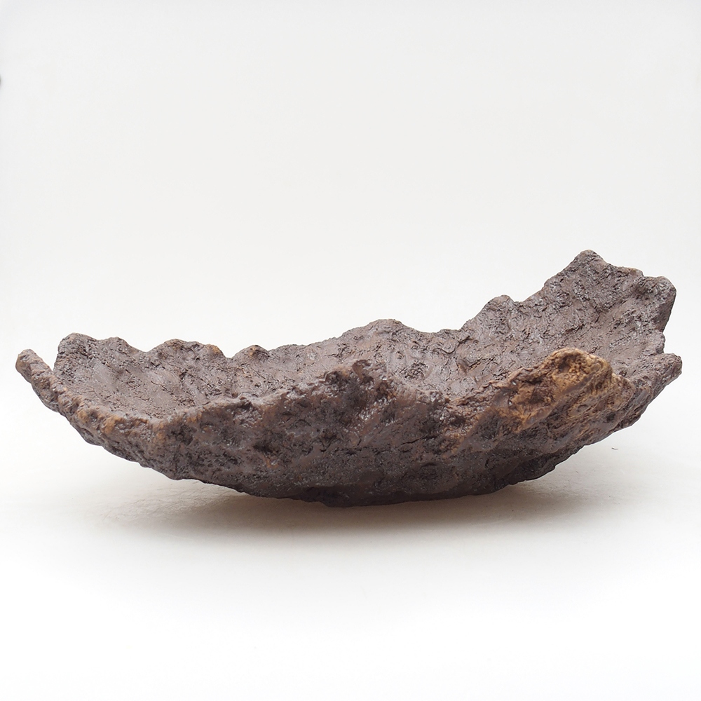 Keramická Skořápka  36 x 30,5 x 13 cm , barva hnědá