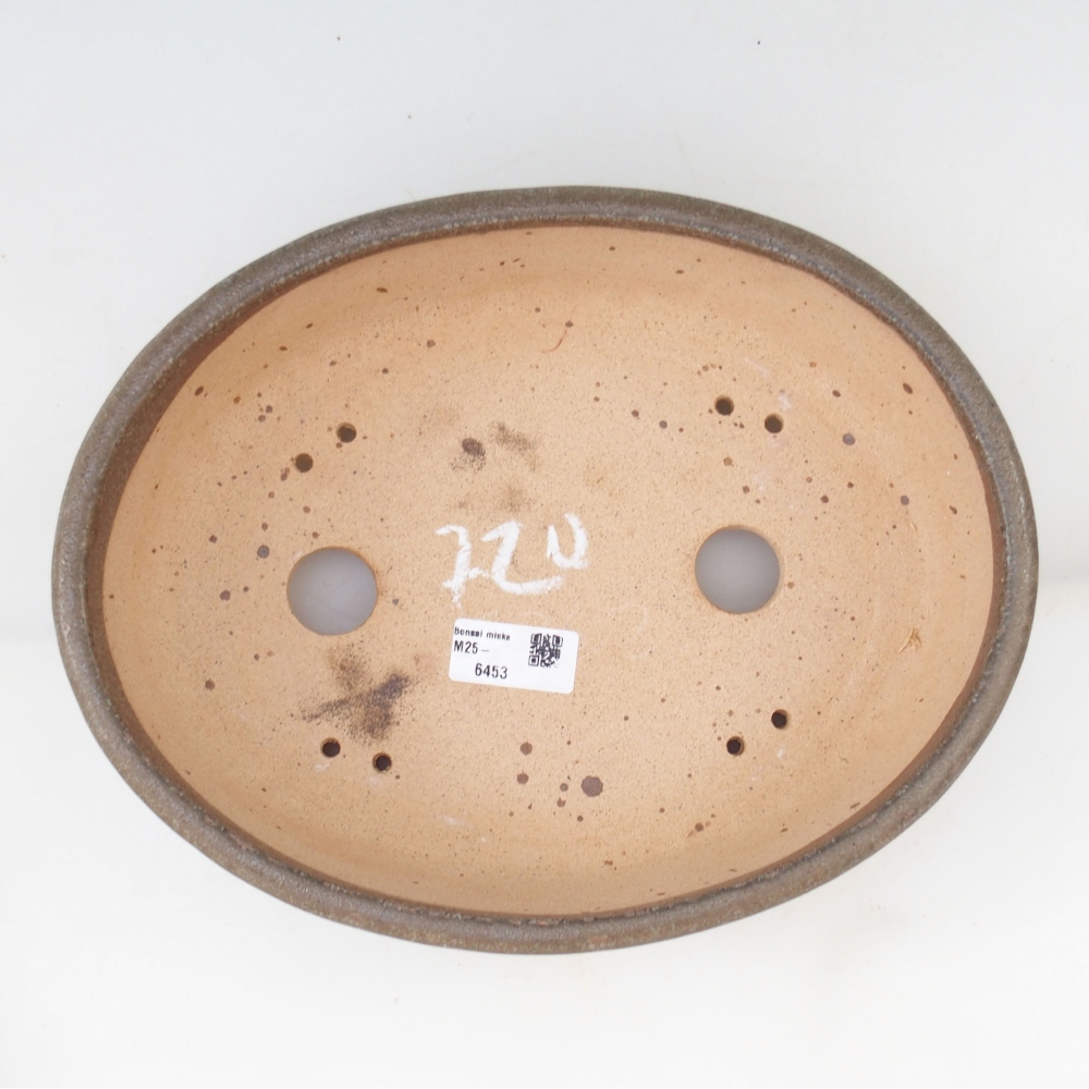 Bonsai miska 28,5 x 22 x 7 cm , barva hnědá