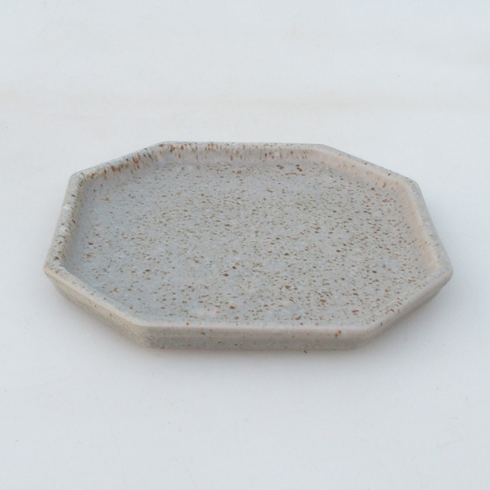 Keramická podmiska H13 -12 x 12 x 1 cm - béžová