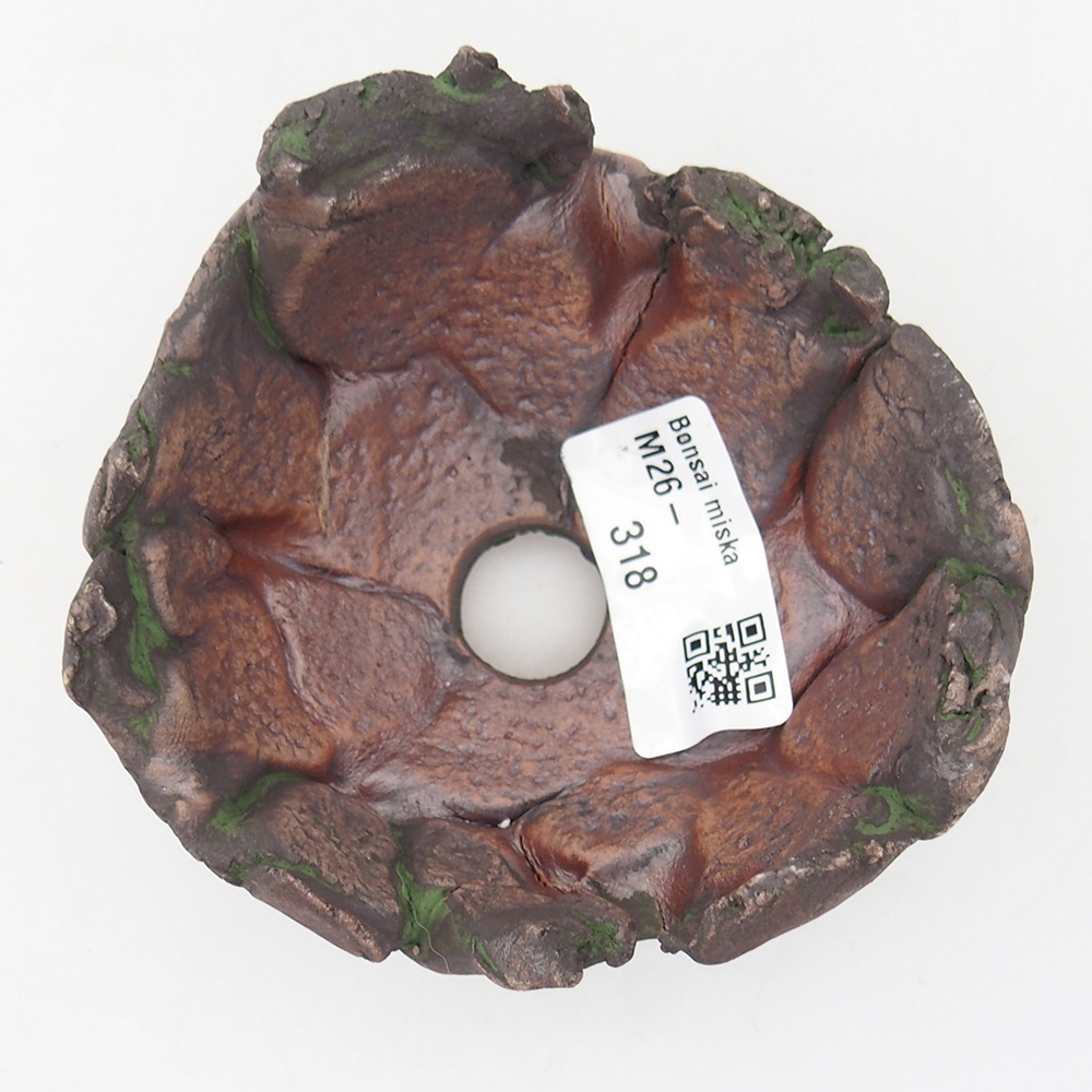 Keramická Skořápka 9,5 x 8,5 x 6 cm , barva zelená