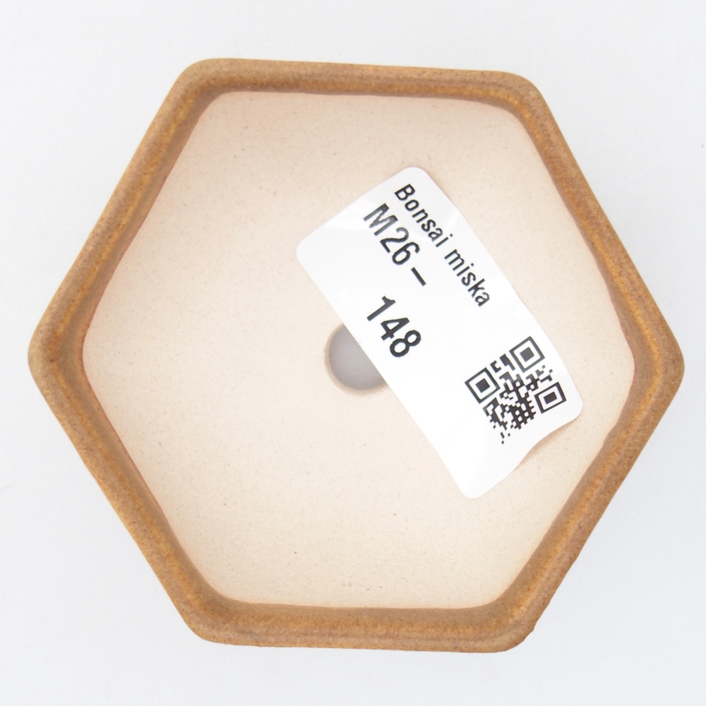 Mini bonsai miska 7 x 6 x 3 cm, barva hnědá