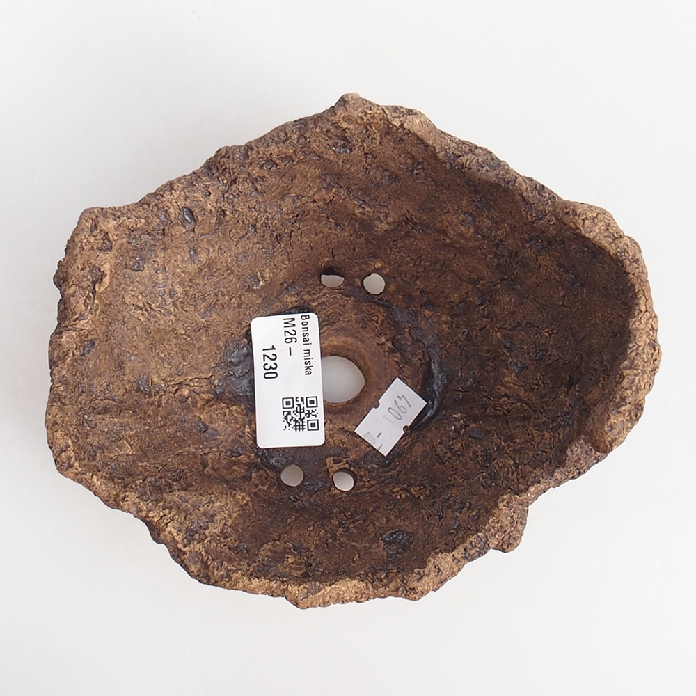 Keramická Skořápka 13,5 x 12 x 11,5 cm , barva hnědá