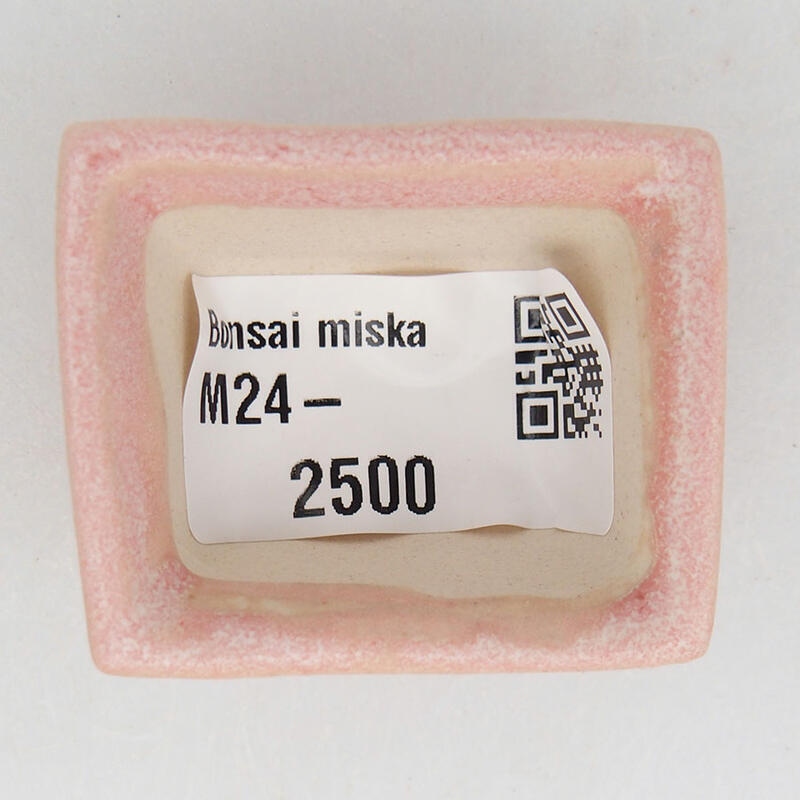 Mini bonsai miska 4 x 3,5 x 2,5 cm, barva růžová