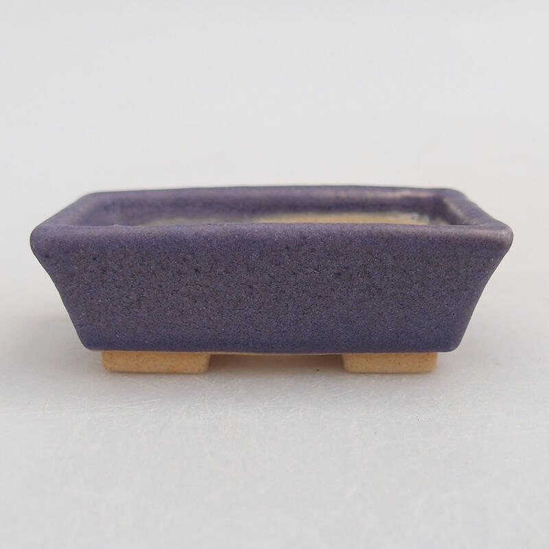 Mini bonsai miska 5,5 x 3,5 x 2 cm, barva fialová
