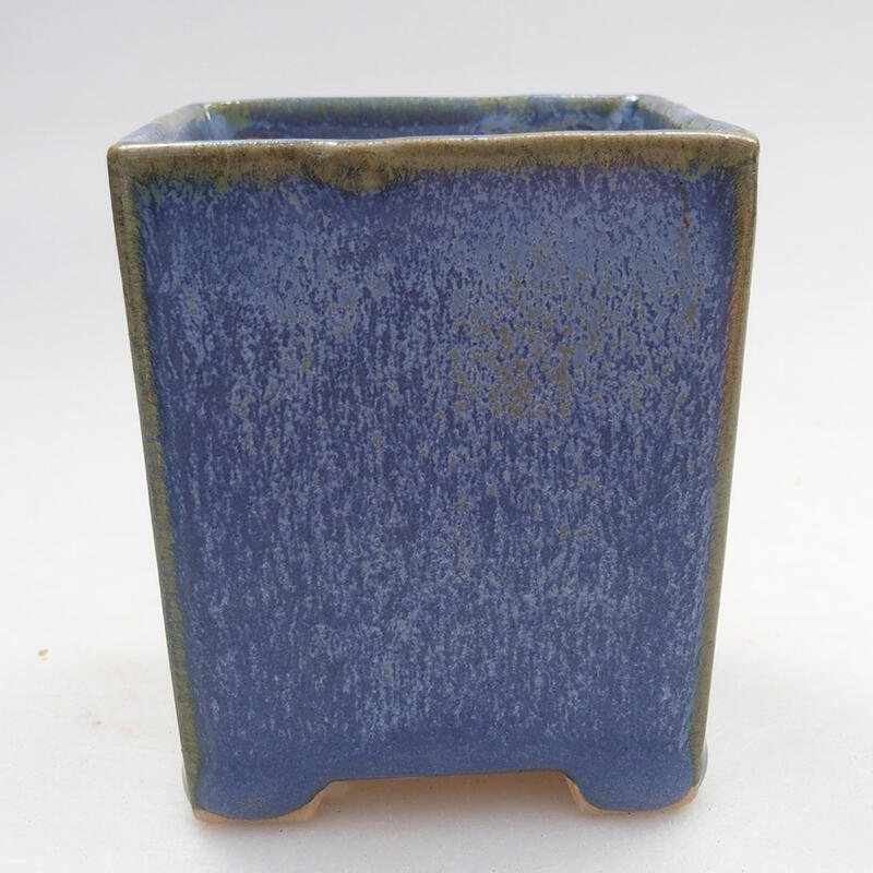 Mini bonsai miska 5,5 x 5,5 x 6,5 cm, barva modrá