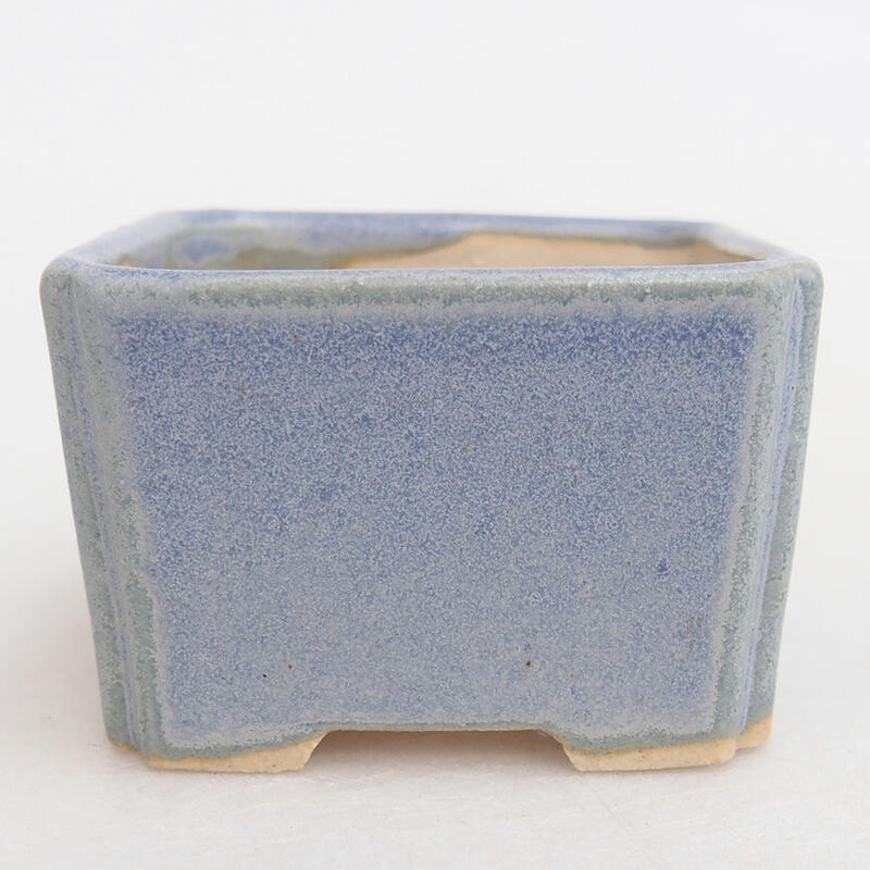 Mini bonsai miska 5 x 5 x 3,5 cm, barva modrá