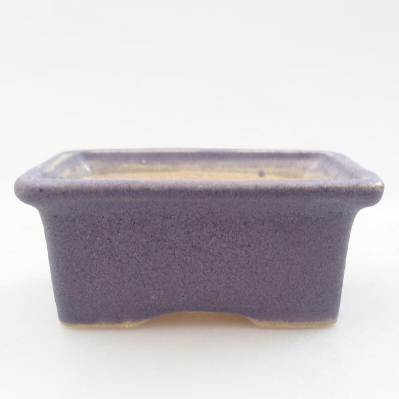 Mini bonsai miska 6 x 4,5 x 2,5 cm, barva fialová