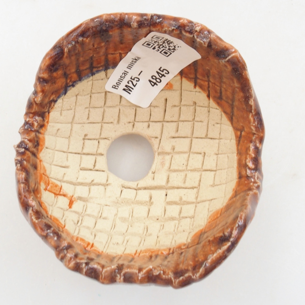 Keramická Skořápka  7,5 x 7 x 6 cm , barva hnědá