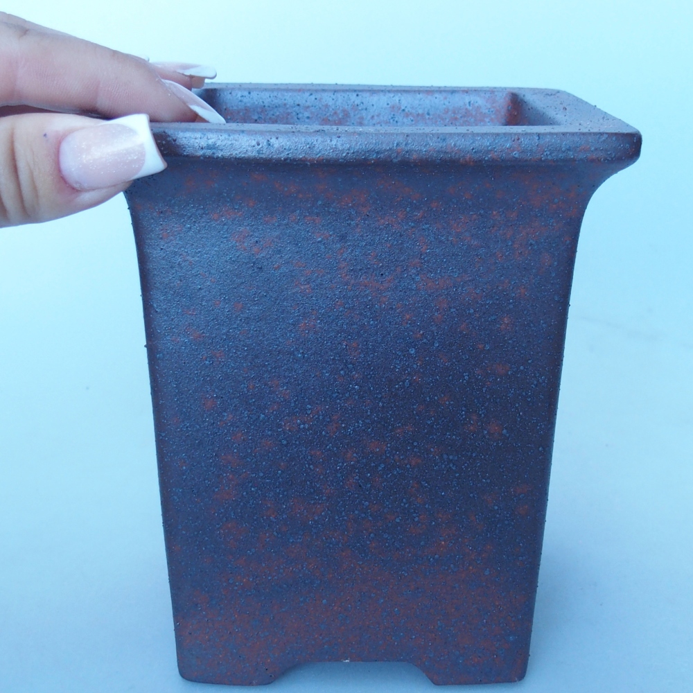 Miska 11,5 x 11,5 x 13 cm barva hnědá
