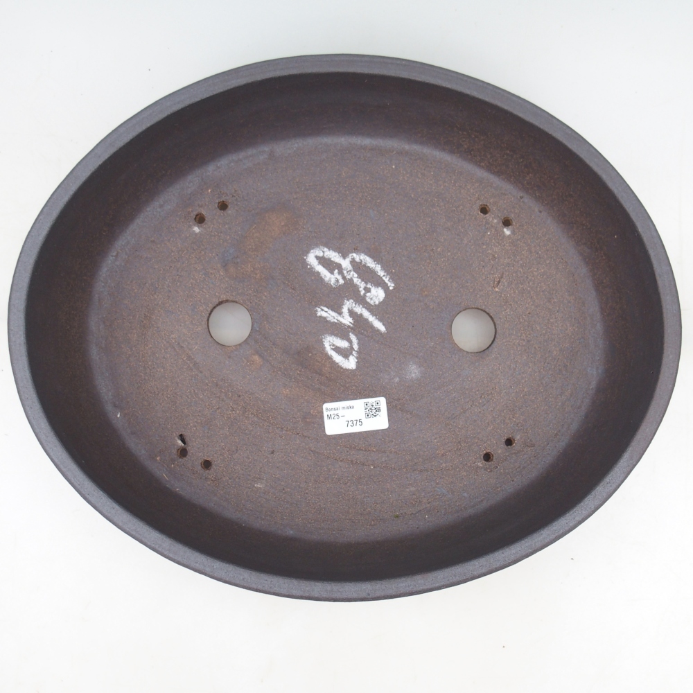Bonsai miska 38,5 x 31 x 8,5 cm , barva hnědá