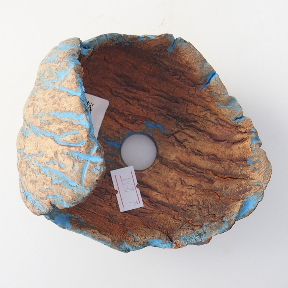 Keramická Skořápka 10 x 10 x 12 cm , barva žlutá