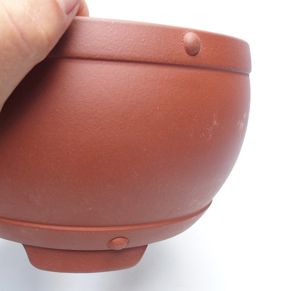 Miska 19 x 19 x 11,5 cm barva cihlová