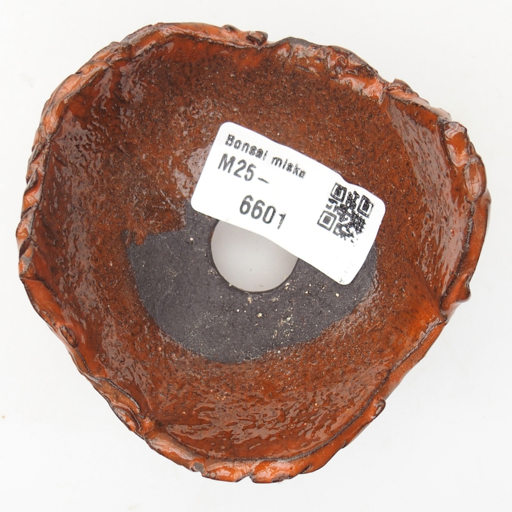 Keramická Skořápka  8,5 x 8,5 x 5 cm , barva oranžová