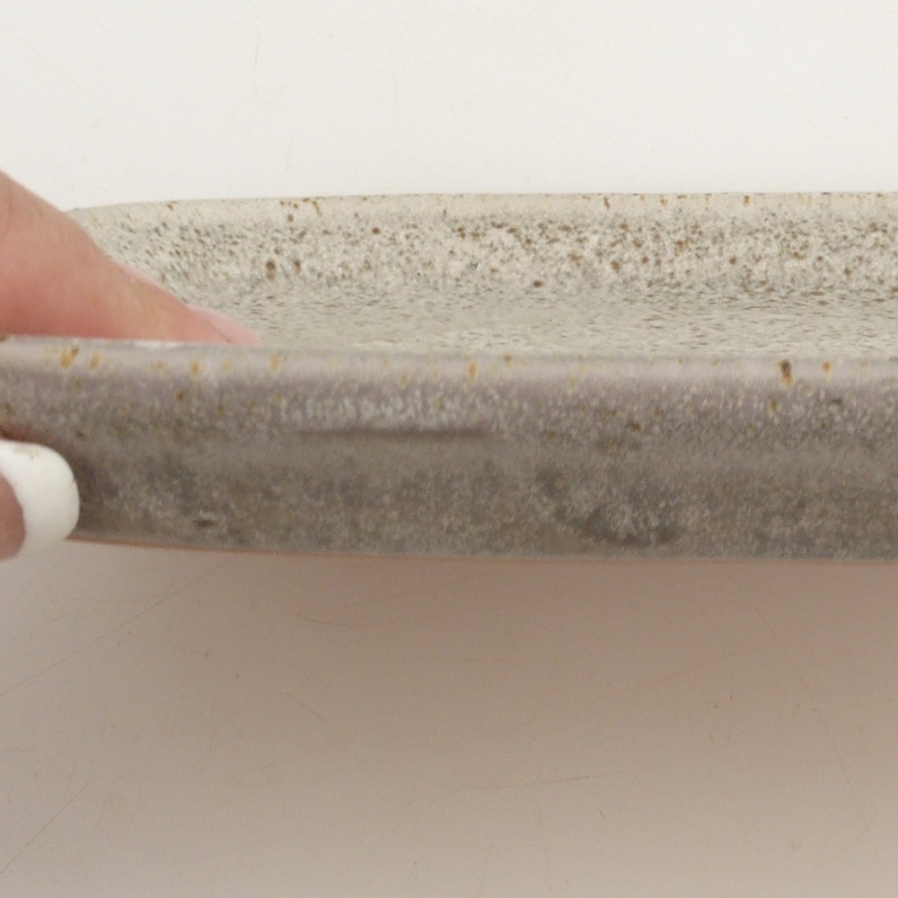 Keramická podmiska H06 - 20,5 x 14,5 x 1,5 cm  - béžová