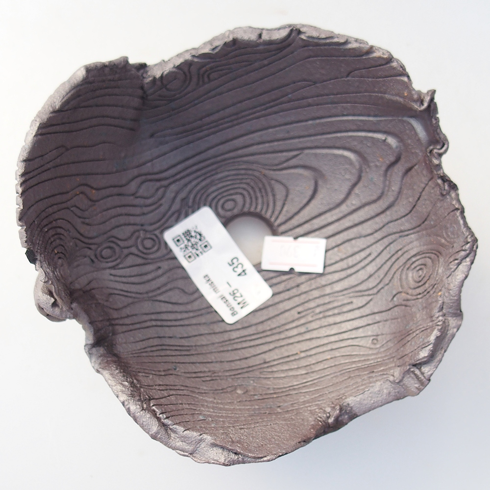 Keramická Skořápka 13,5 x 12,5 x 8,5 cm , barva kovová